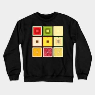 cubic fruits Crewneck Sweatshirt